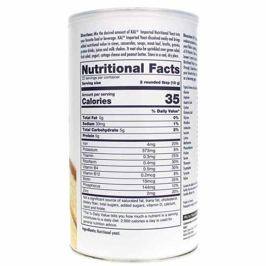 Nutritional Yeast Flakes Unfortified, KAL